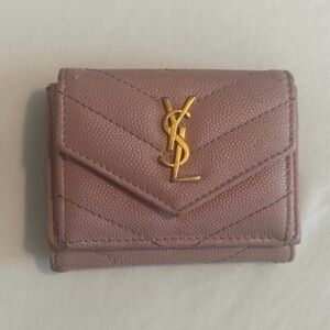 Saint Laurent Pink Wallet